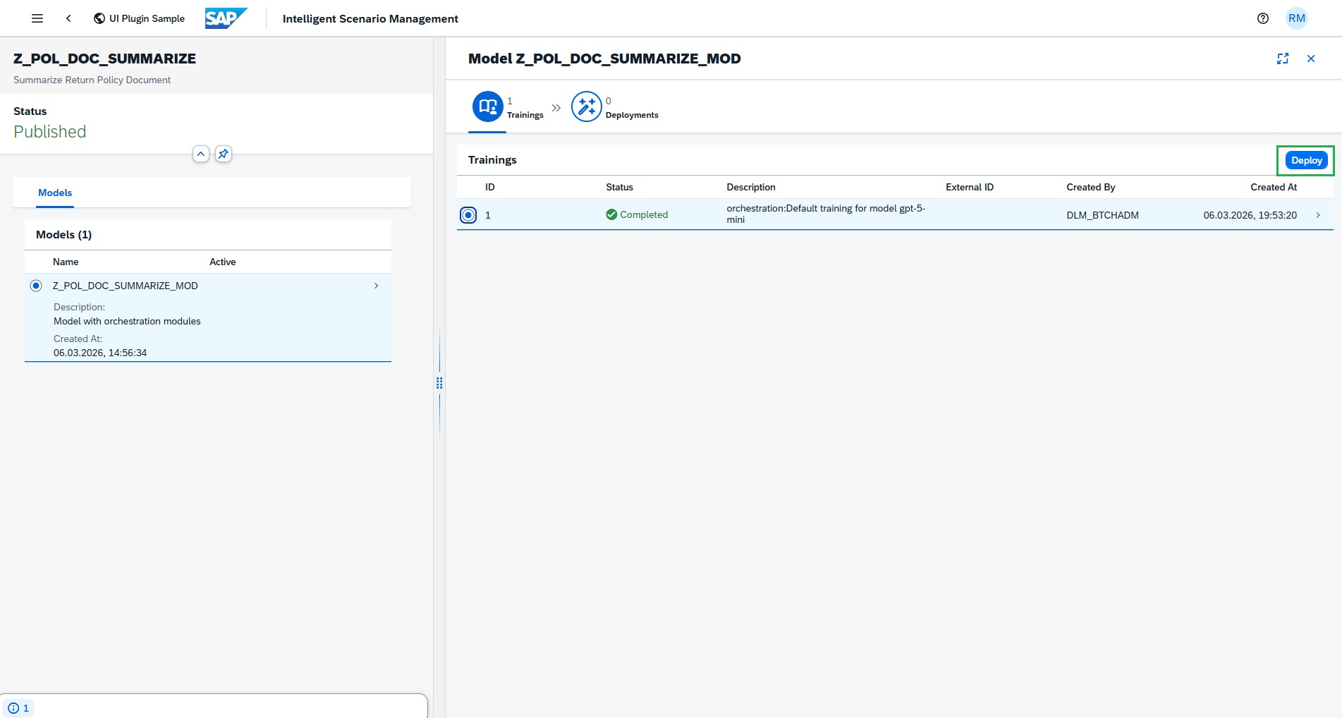 Intelligent Scenario Management