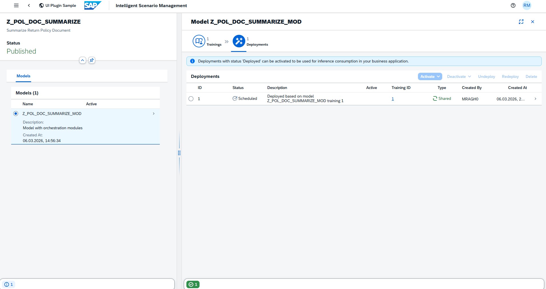 Intelligent Scenario Management