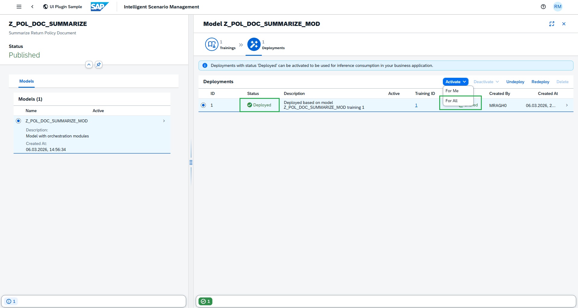 Intelligent Scenario Management