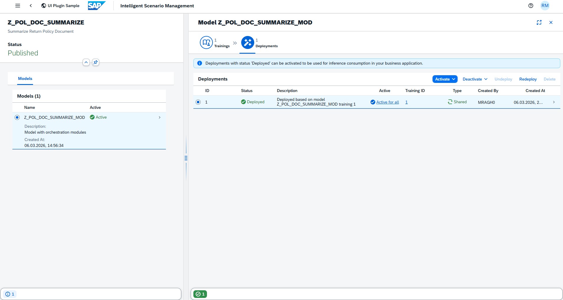 Intelligent Scenario Management