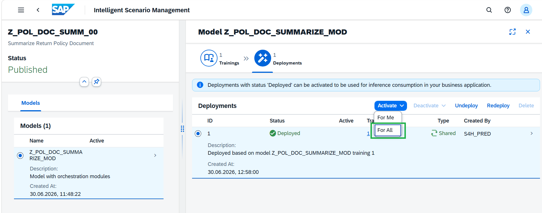 Intelligent Scenario Management