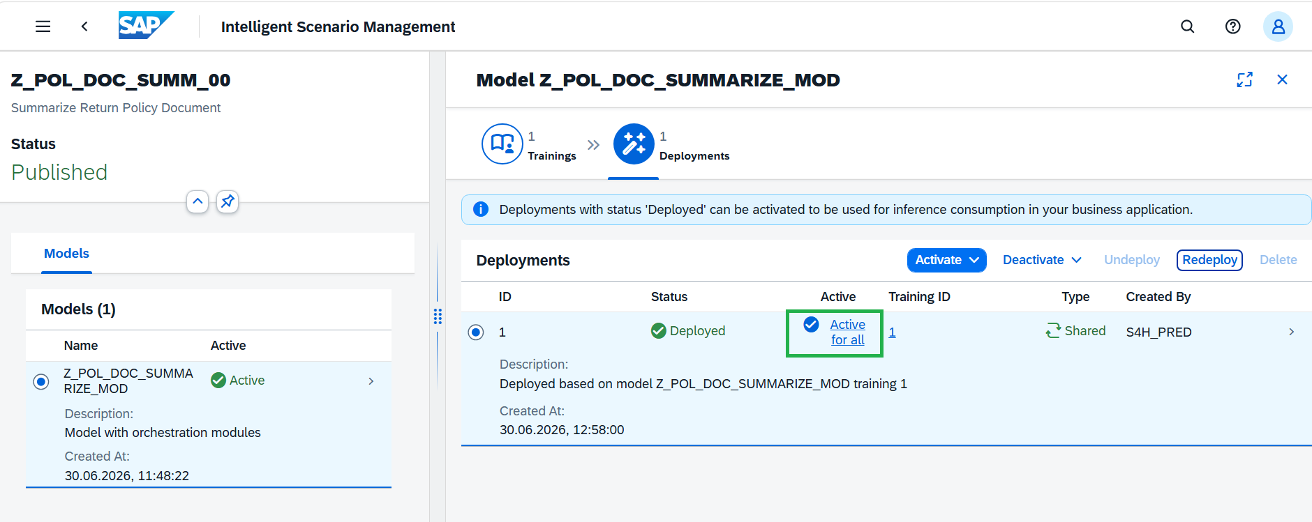 Intelligent Scenario Management